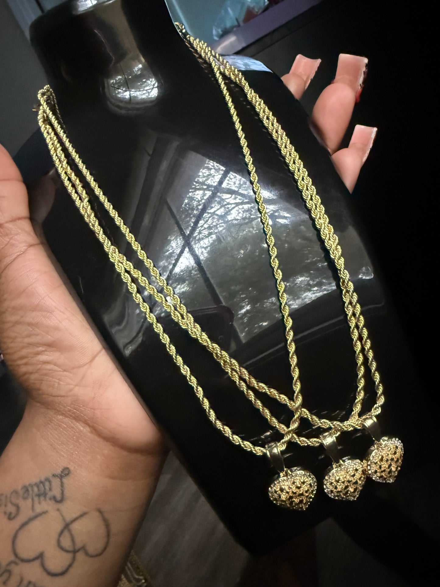 18’ Diamond Nugget Necklace