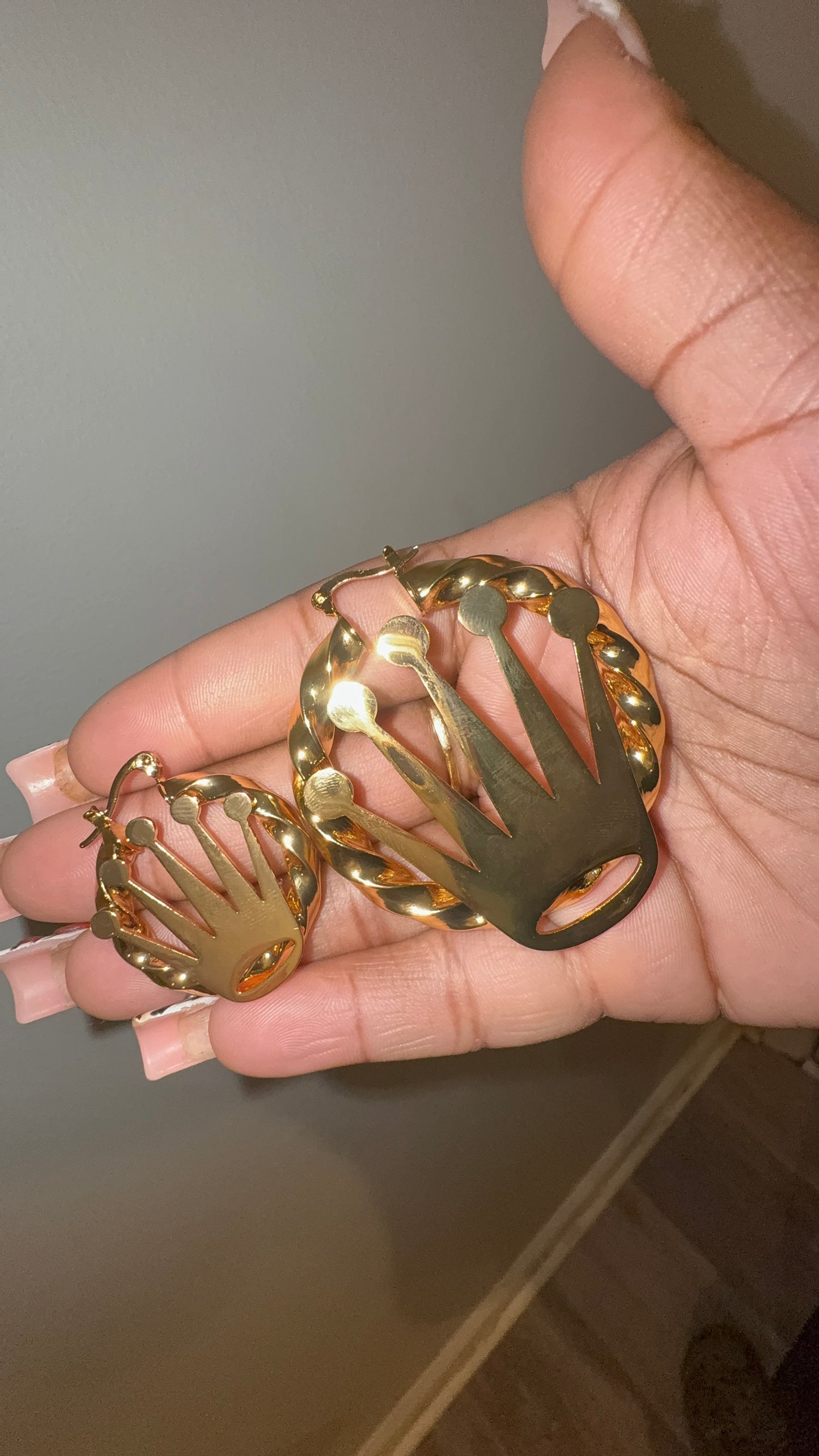 Crown Hoops