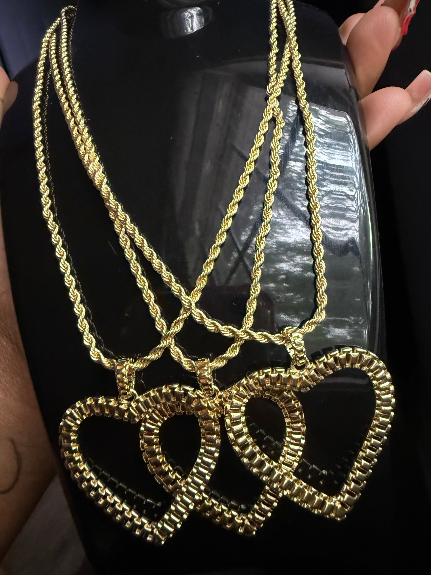 Rolex Heart Necklace