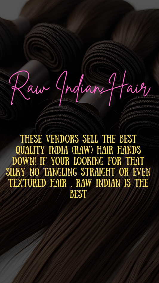 Raw Indian vendor list