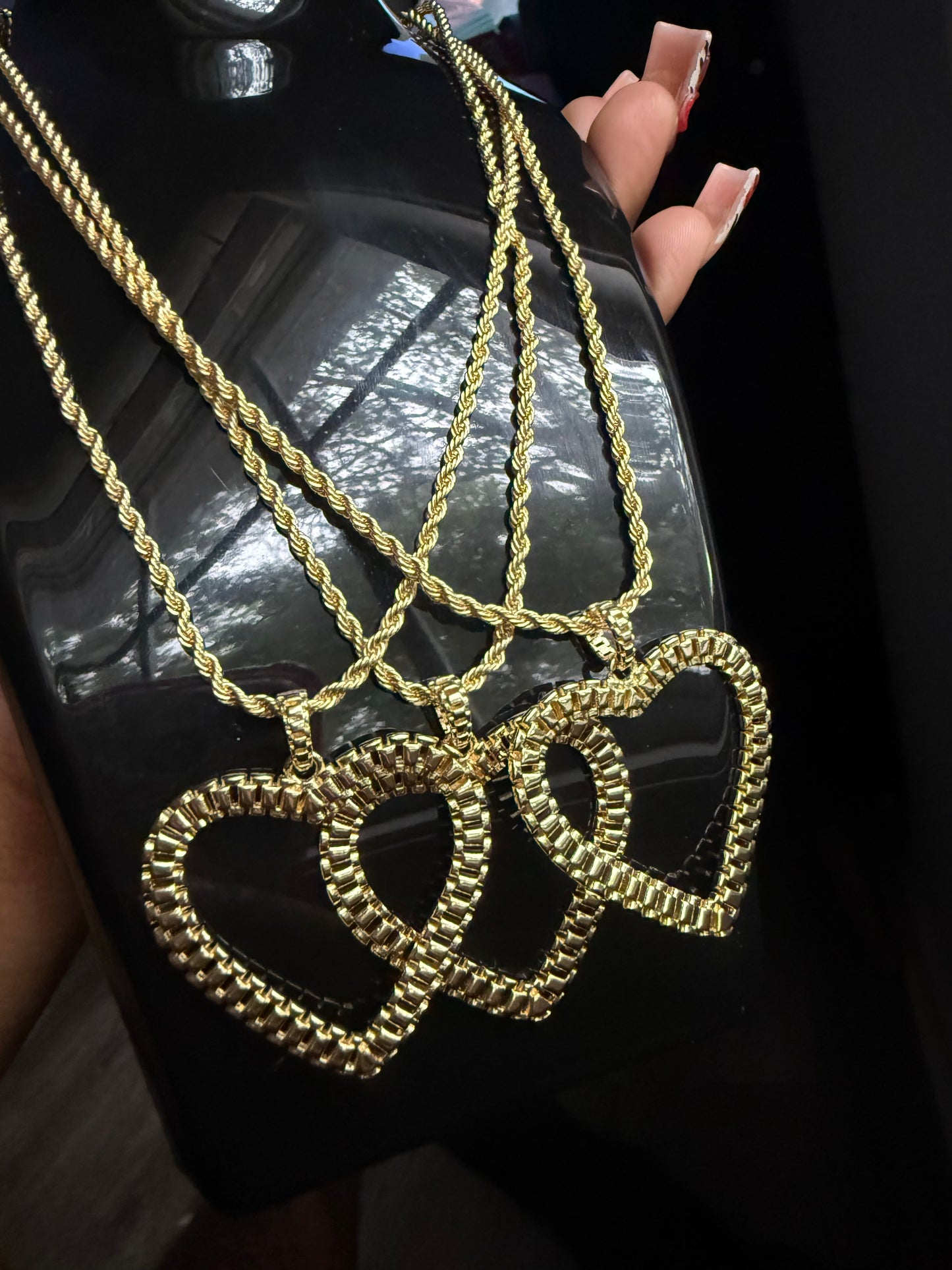 Rolex Heart Necklace