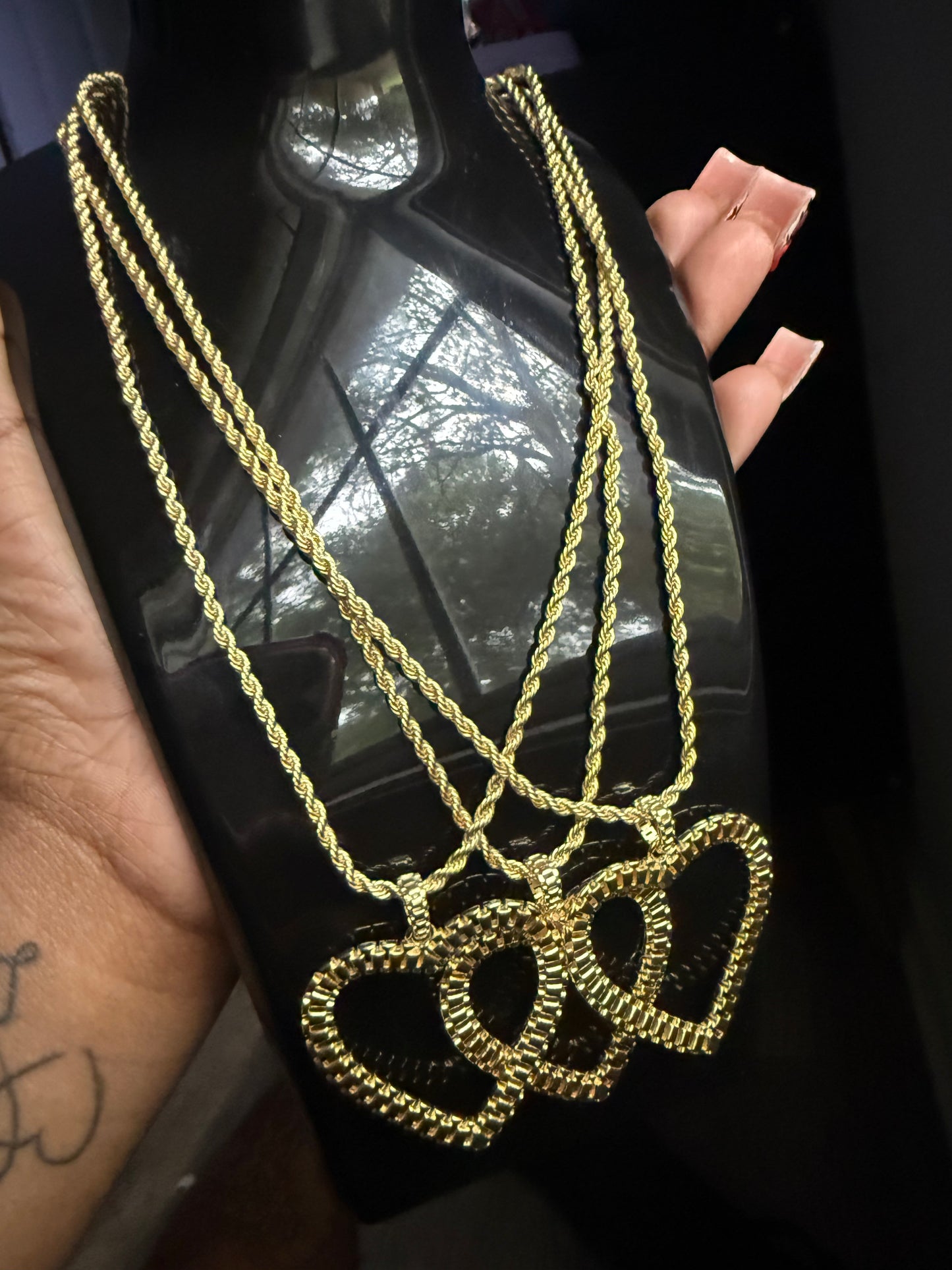 Rolex Heart Necklace