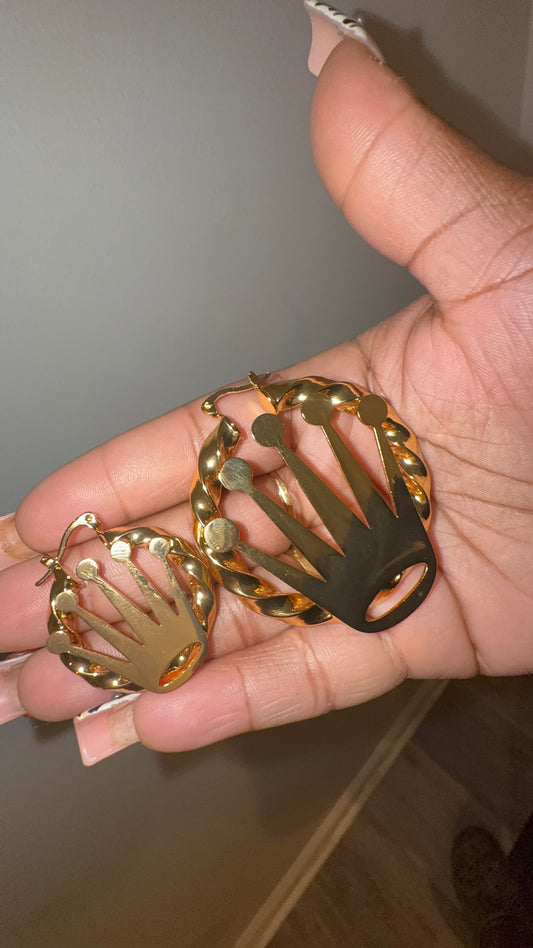 Crown Hoops