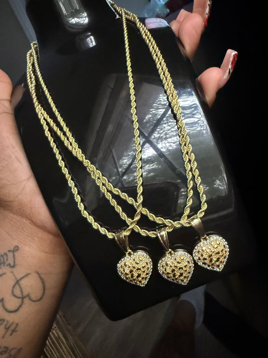 18’ Diamond Nugget Necklace