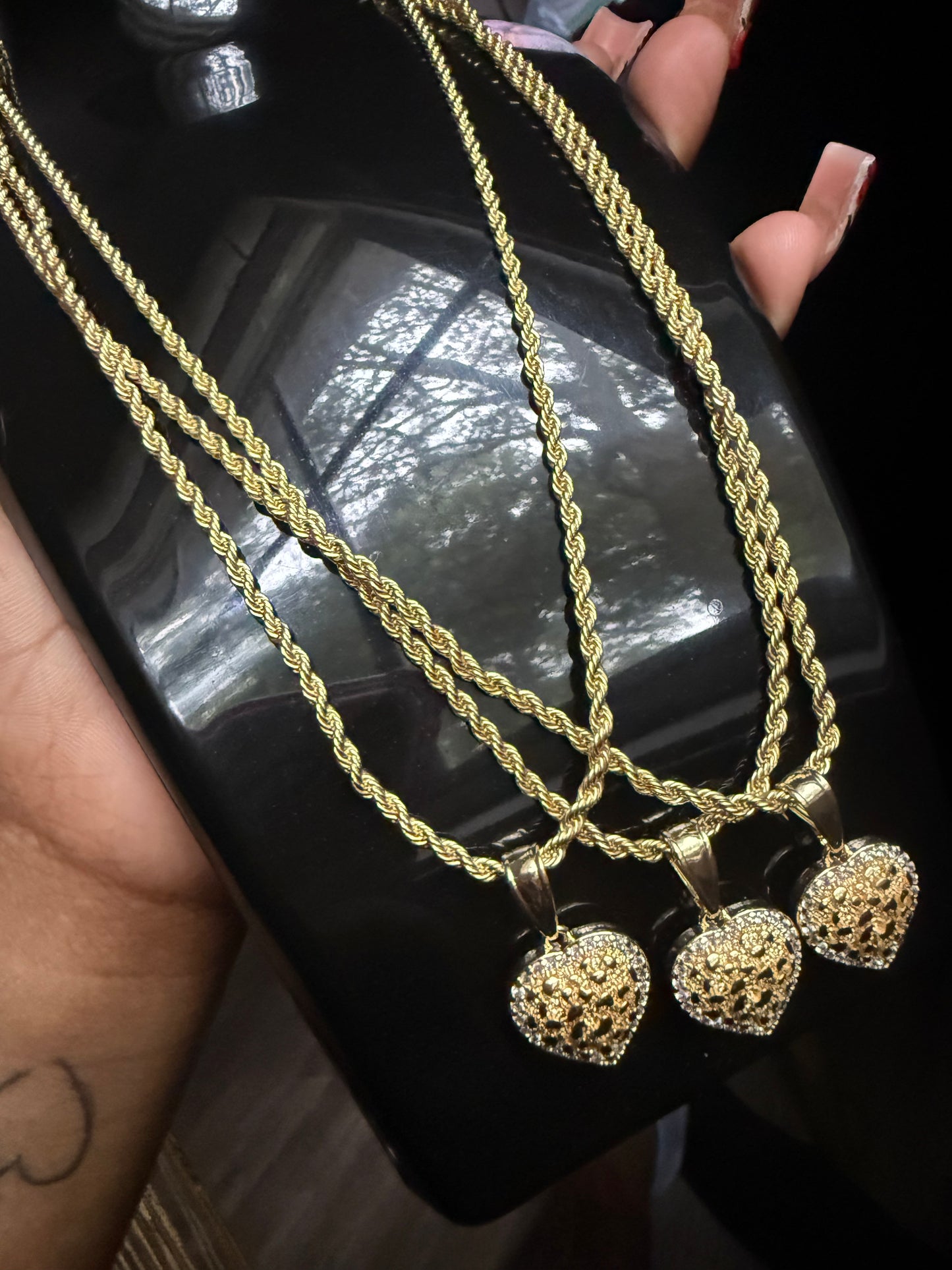 18’ Diamond Nugget Necklace
